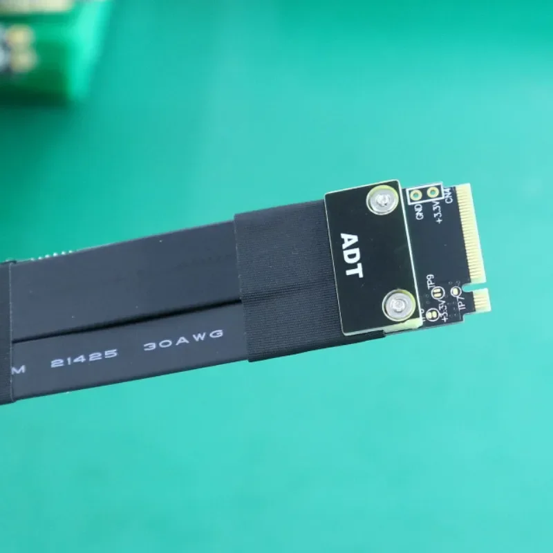 M.2 Extended Adapter Cables for NVMe SSDS Support PCIE 3.0 x4 full-speed stable ADT