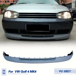 Car Styling PU Car Front Bumper Lip Spoiler Splitters for Volkswagon VW Golf 4 MK4 Standard 1998-2004 Non GTI Front Bumper Lip