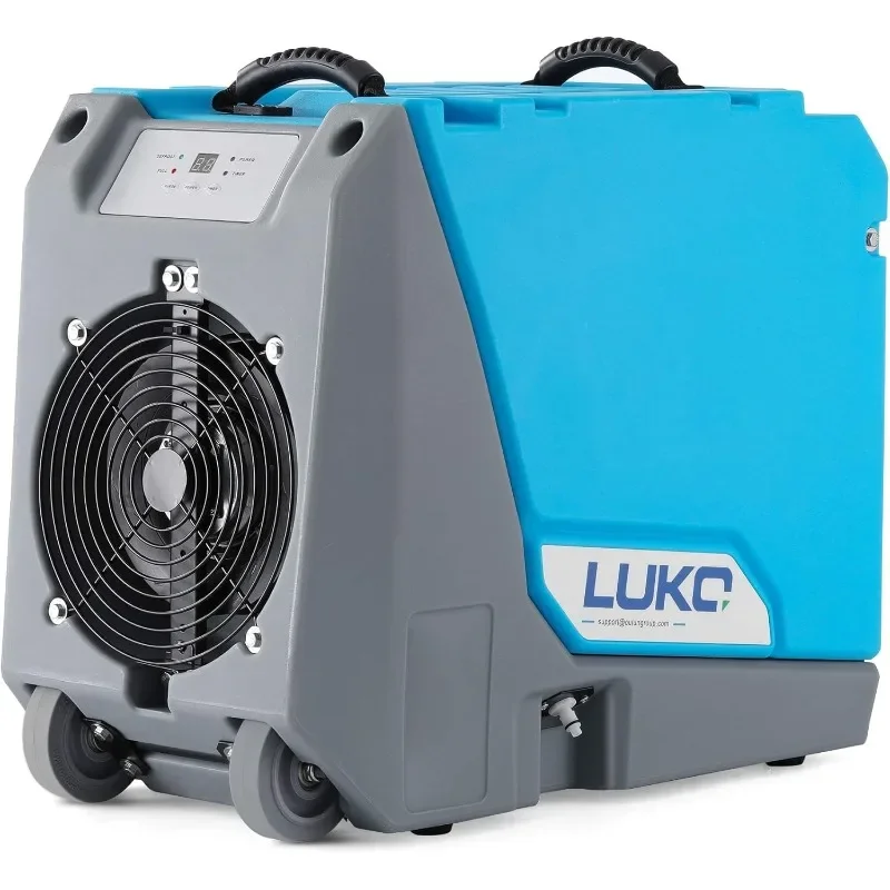 Commercial Dehumidifier with Pump Large Capacity,up to 190 PPD, Rotational Molded Portable Industrial Dehumidifier