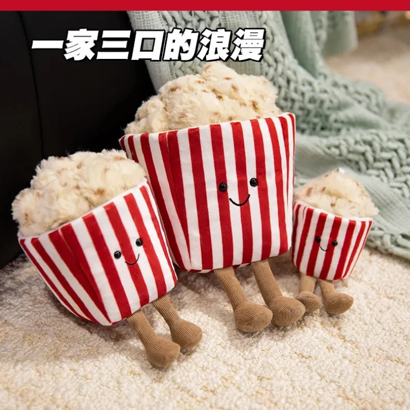 لطيف محاكاة متعة الفشار دمية ألعاب من نسيج مخملي هدية للأطفال لدمية لطيف لينة مهدئة #6