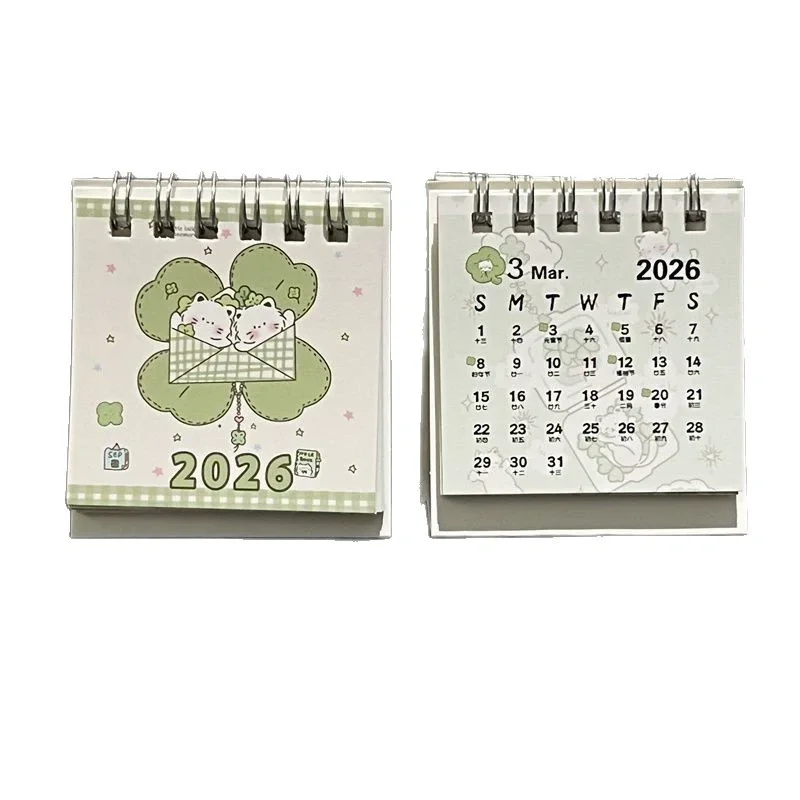 تقويم مخطط شهري، تقويم مكتبي صغير مزخرف، تقويم مكتبي صغير، خيط مزدوج لتخطيط المنزل المكتبي