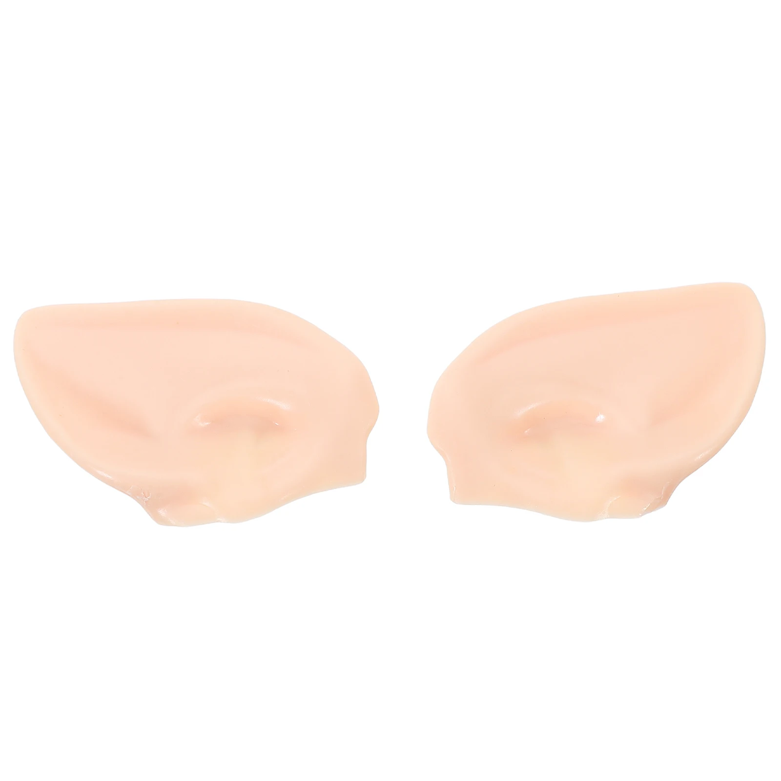 

1 Pair Ears Beige Handmade Costume Elf Realistic Piercable Accessories Ear Handmade Crafting Project Kit