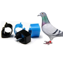 134.2KHz RFID Pigeon Ring Tag Hitag S256 Foot Band Racing Tags ABS Waterproof for Tracking Animal Management