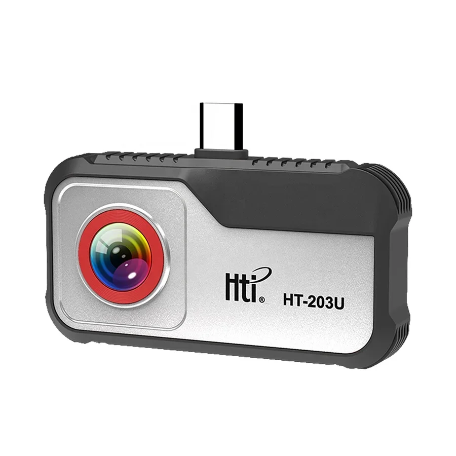 HTI 203U Phone Use Thermal Imaging IR 256 x192 HVAC Maintenance Water Leak Detect Android Mobile Thermal Cam era with USB C