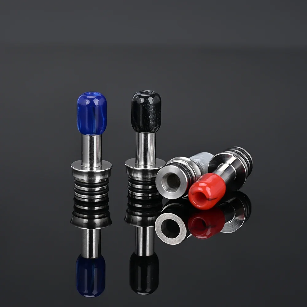 طرف WolfCoolVape الحصري 510 بالتنقيط: طرف MTL Vape للرذاذ RDA/RTA/RDTA - نمط مخصص