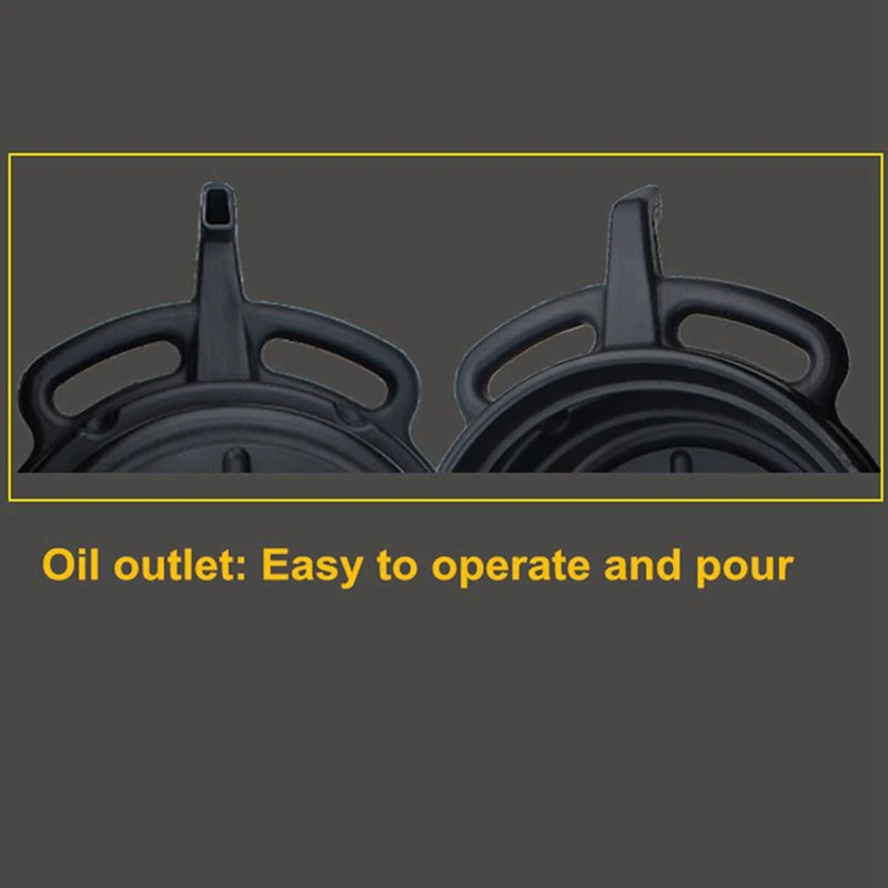 3X 10L Oil Drain Pan Wast Engine Oil Collector Tank Gearbox Oil Trip Tray For Repair Car Fuel Fluid Change Garage Tool