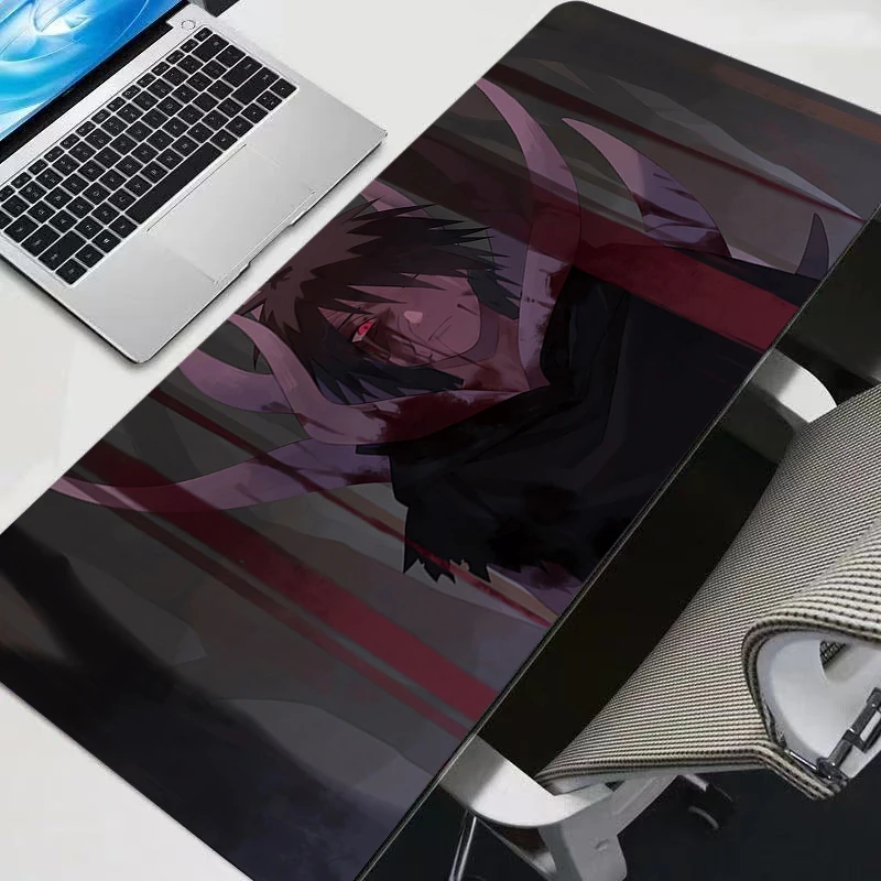 

Большой коврик для мыши, прочный, с аниме-дизайном, для офиса, Наруто, для компьютерного стола, клавиатуры, ноутбука, аксессуары, игровой коврик для мыши