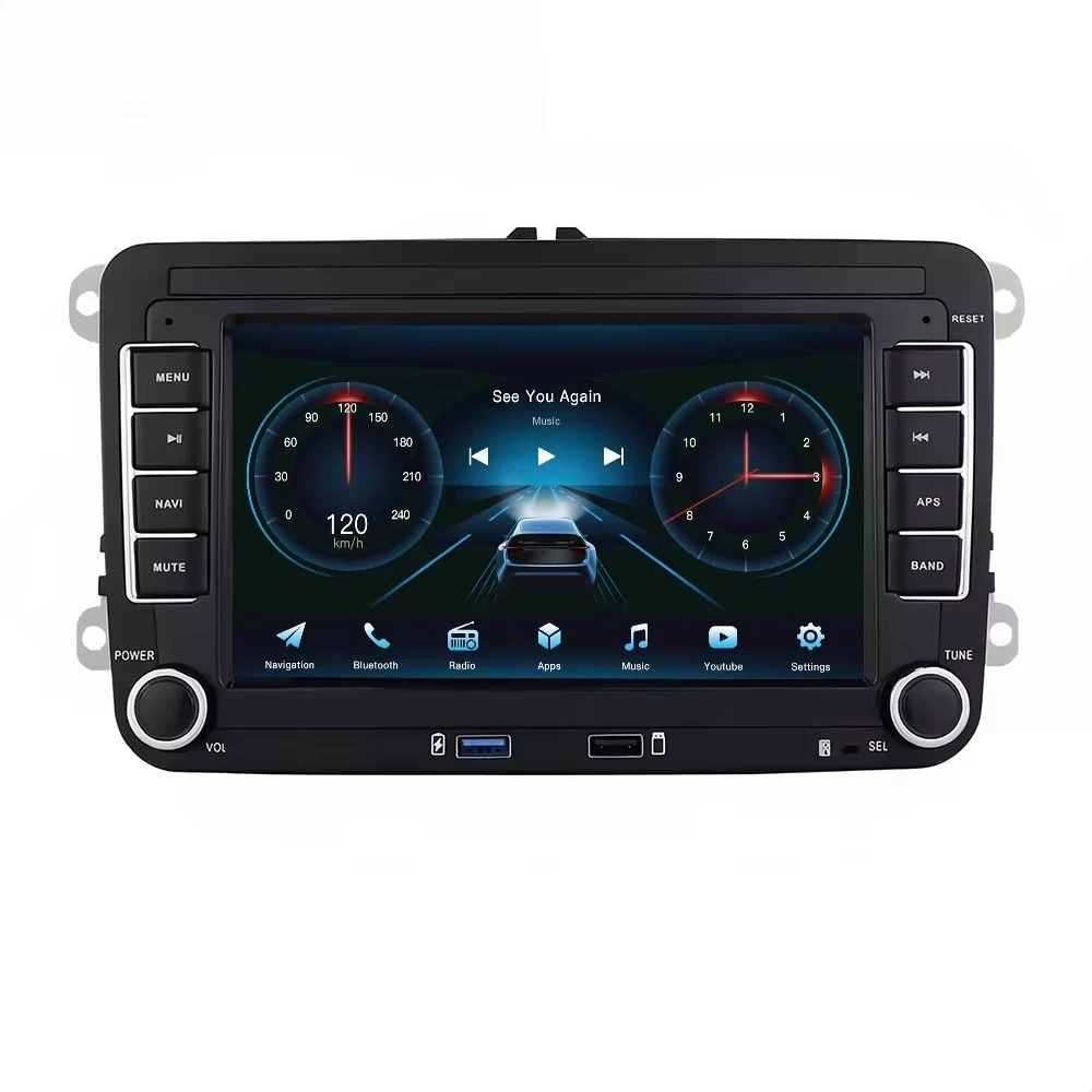 

STLFFlysonic 7Inch 2+32GB GPS Navigation in Stock Ready to Ship CarPlay Android Auto Multimedia Car Radio for VW Golf Jetta Polo