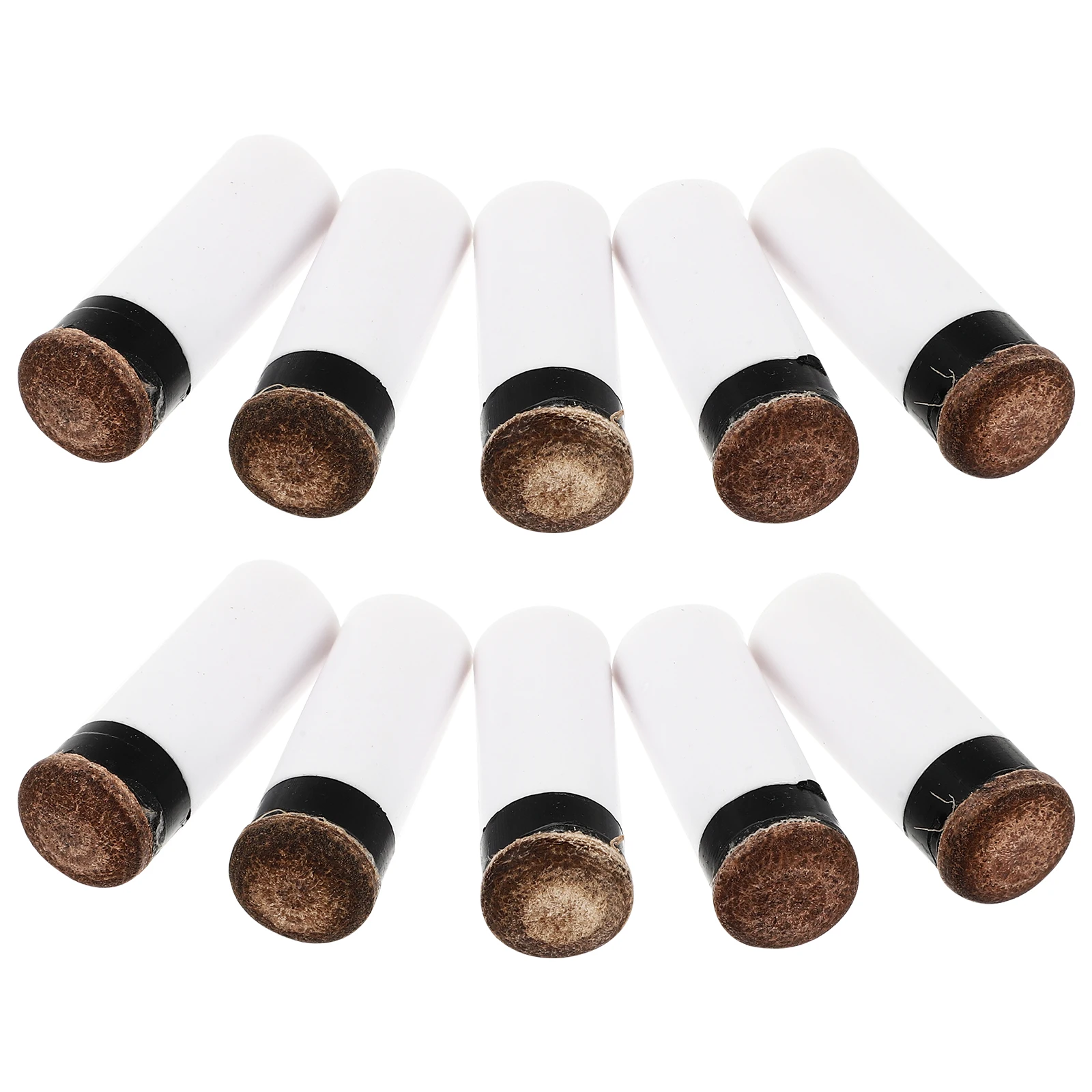 

10 Pcs Nine Club Angle Pool Cue Screw on Tips Snooker Accessories Billiard Billiards Replacement