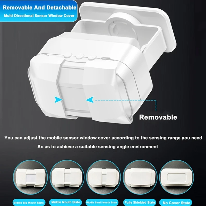 جرس باب ترحيب ذكي قابل لإعادة الشحن من JAJA، مستشعر ترحيب لاسلكي، جرس باب ترحيبي، تذكير صوتي لمدخل المتجر