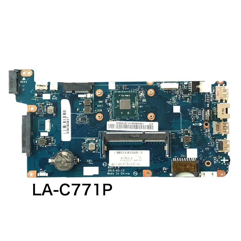 For Lenovo 100-15IBY B50-10 Laptop Motherboard AIVP1/AIVP2 LA-C771P Rev:1.0 Mainboard 100% Tested OK Fully Work Free Shipping