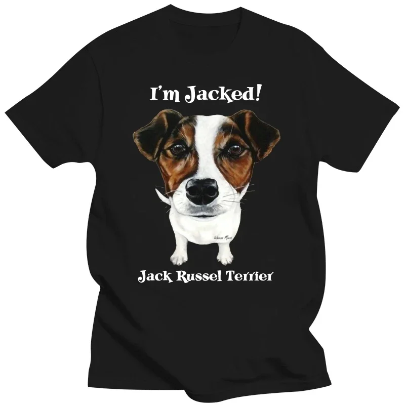 tshirt Jack Russel Graphic Shirts Puppy Terrier Lovers Dog Unisex T Shirt 19655Hd4 black t shirt for men casual tees