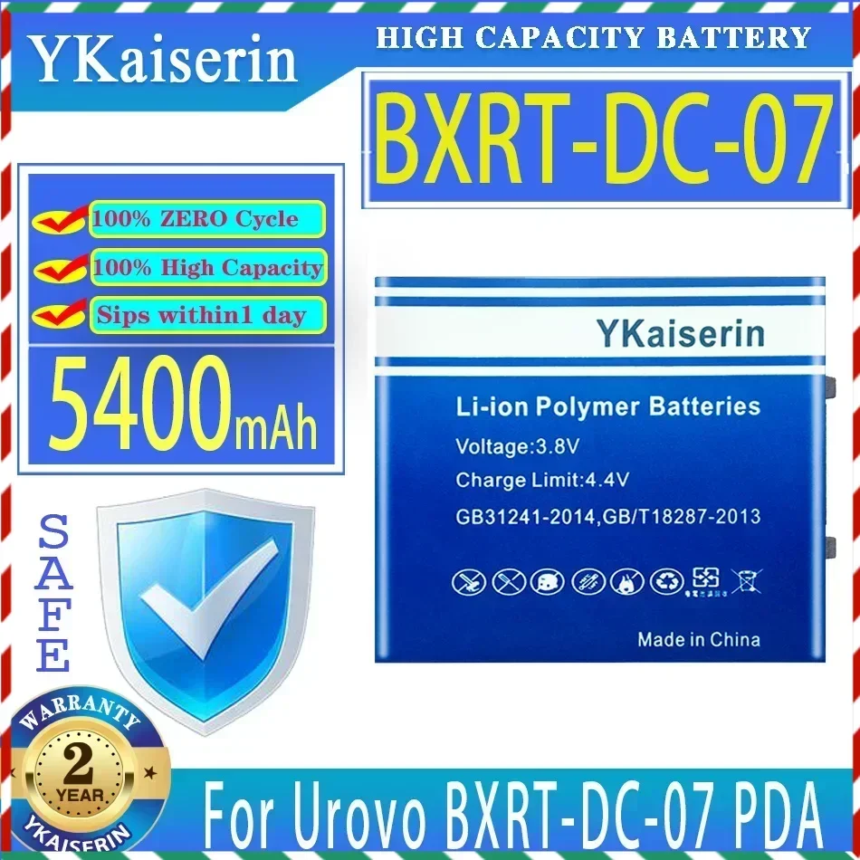 

Сменный аккумулятор ykaisсеребрин на 5400 мА · ч для Urovo BXRT-DC-07 PDA Bateria