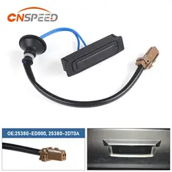 CNSPEED Black ABS OE 25380-2DT0A 25380-ED000 Rear Trunk Opening Button Boot Release Switch Tailgate For Nissan Maxima 09-14