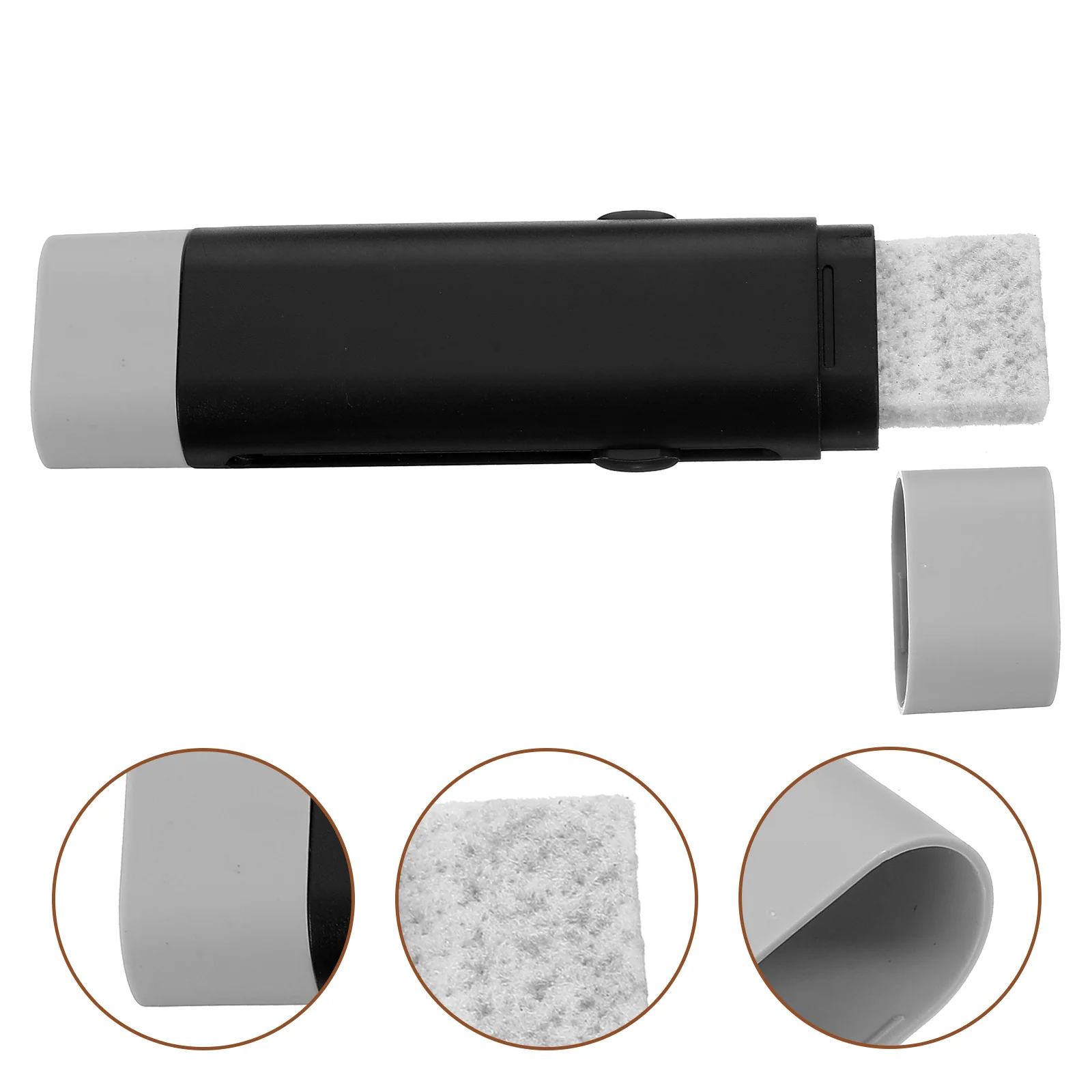 Limpador de cordas de guitarra baixo, borracha de cabeça dupla, ferramenta de limpeza de cordas de guitarra, removedor de ferrugem, lubrificante para ukulele acústico, violino