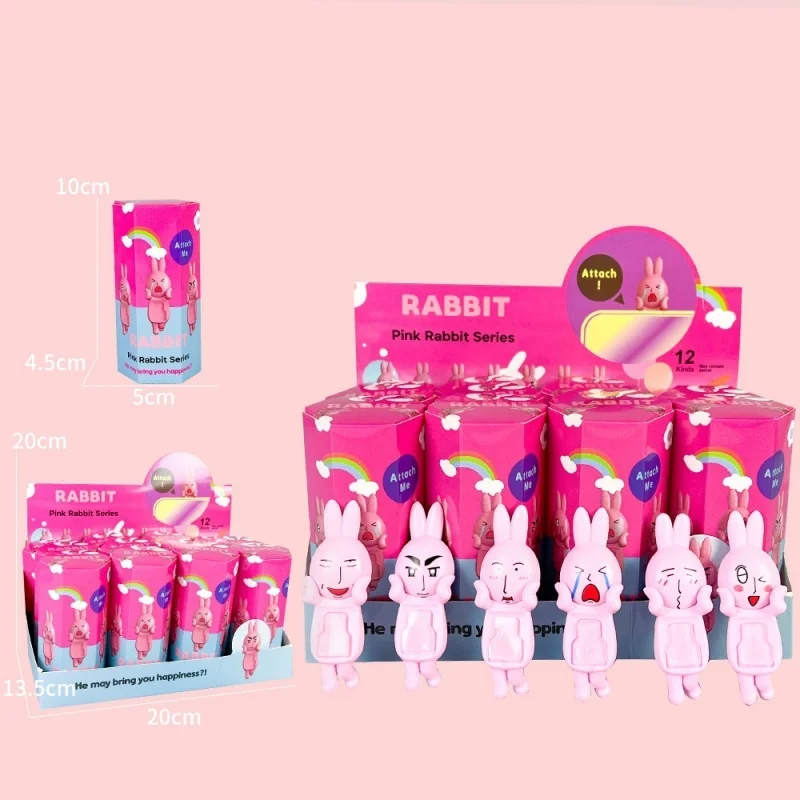 

Sonny Angel Cute My Friend Rabbit Mini Figure Cartoon Pink Rabbit Model Ornament Kawaii Phone Screen Doll Toy Car Ornaments Gift