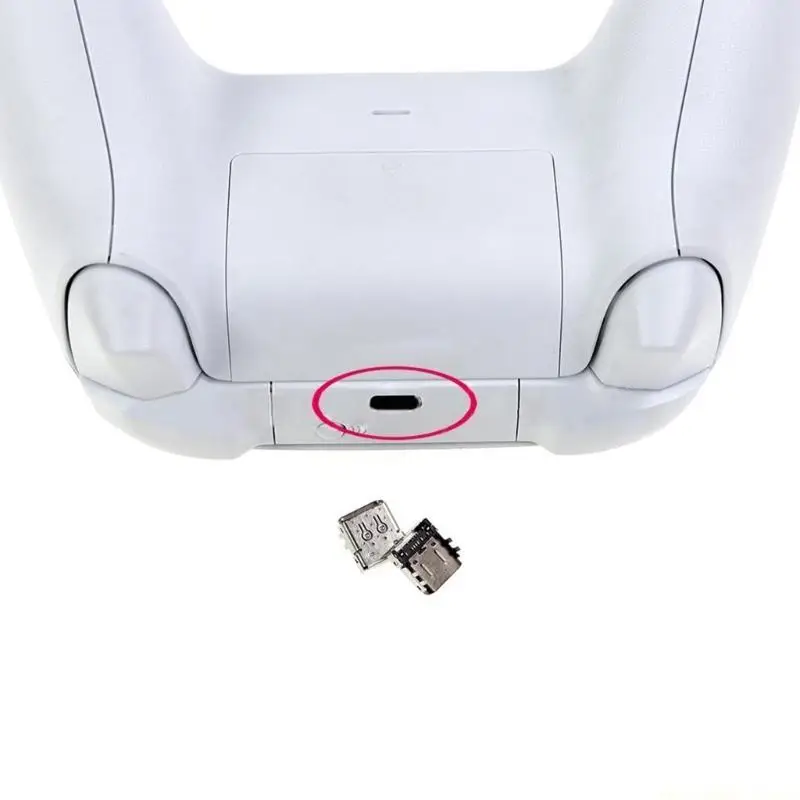 F62C Type-C Charging Port Replacement Wireless Controller Charging Socket Standard Type-C Easy Operation