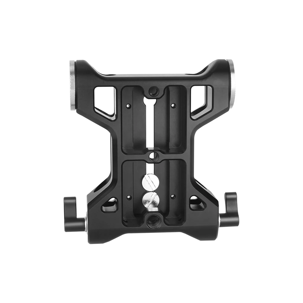 NICEYRIG Camera Baseplate with Rosette Mount 15mm Rod Base Plate Applicable for Sony FS5 FS7 FX9, RED DSMC2 KINEFINITY Cinema - view 5