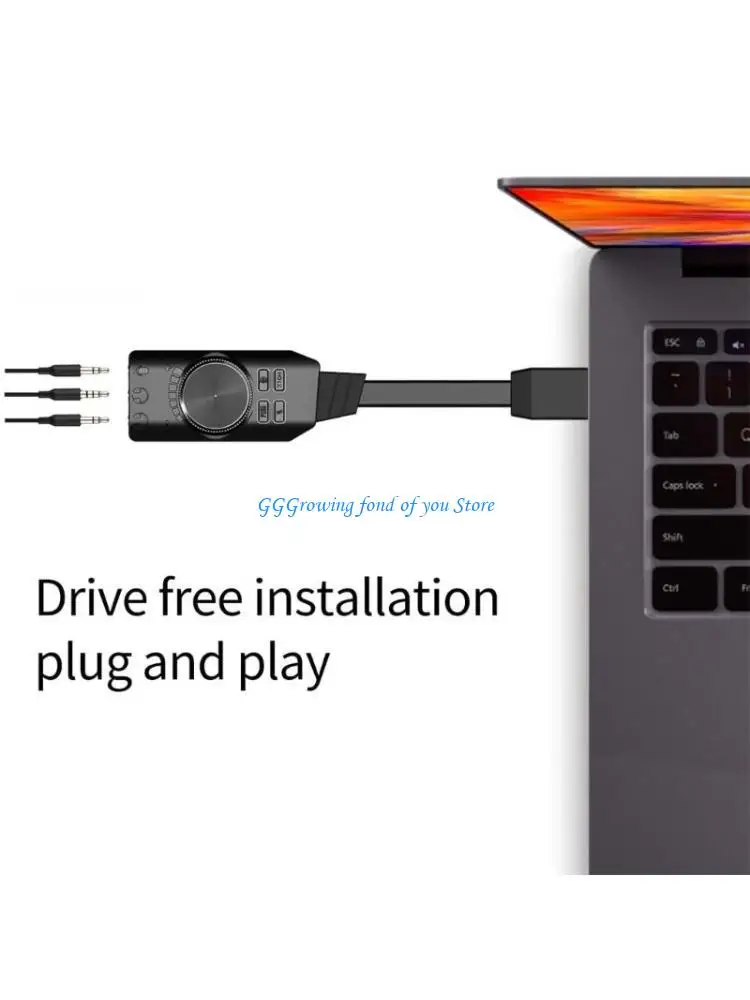 

H9EB USB -адаптер звуковой карты с микрофоном тихий для профессиональных игр