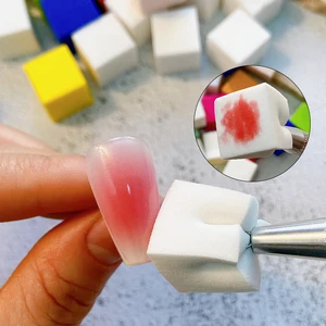 Gradient Pinsel -Kit, 50pcs, Maniküre -Werkzeugset, Manikürezubehör, polnisches Gel, Farbe, Verlauf 6 Hauptschwammverkäufe - №4