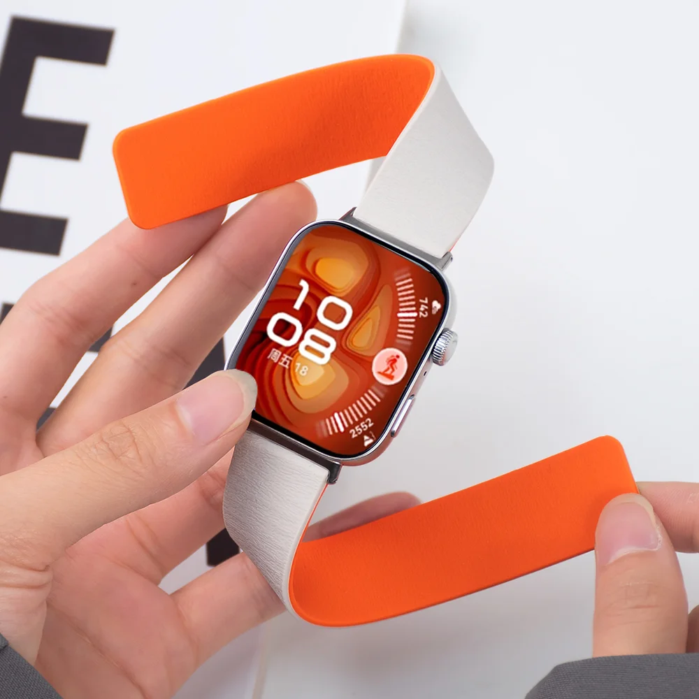 

Магнитная петля для часов Huawei Watch Fit 4 Pro/4/3, новый силиконовый сменный ремень, браслет Correa для часов Huawei, подходящий для ремешка 4Pro