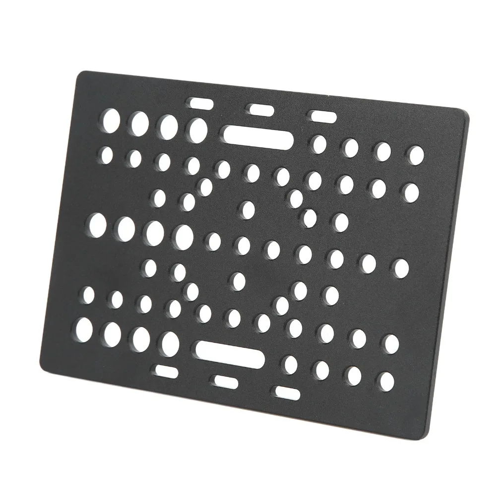 High Strength Gantry Board Black Anodized Milling Machine Compatible Gantry Plate Aluminum Material Universal Guide