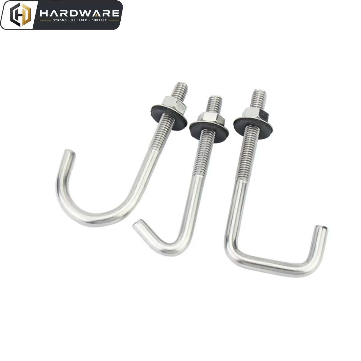 304 Stainless Steel Square Hook Special-shaped Screw M6