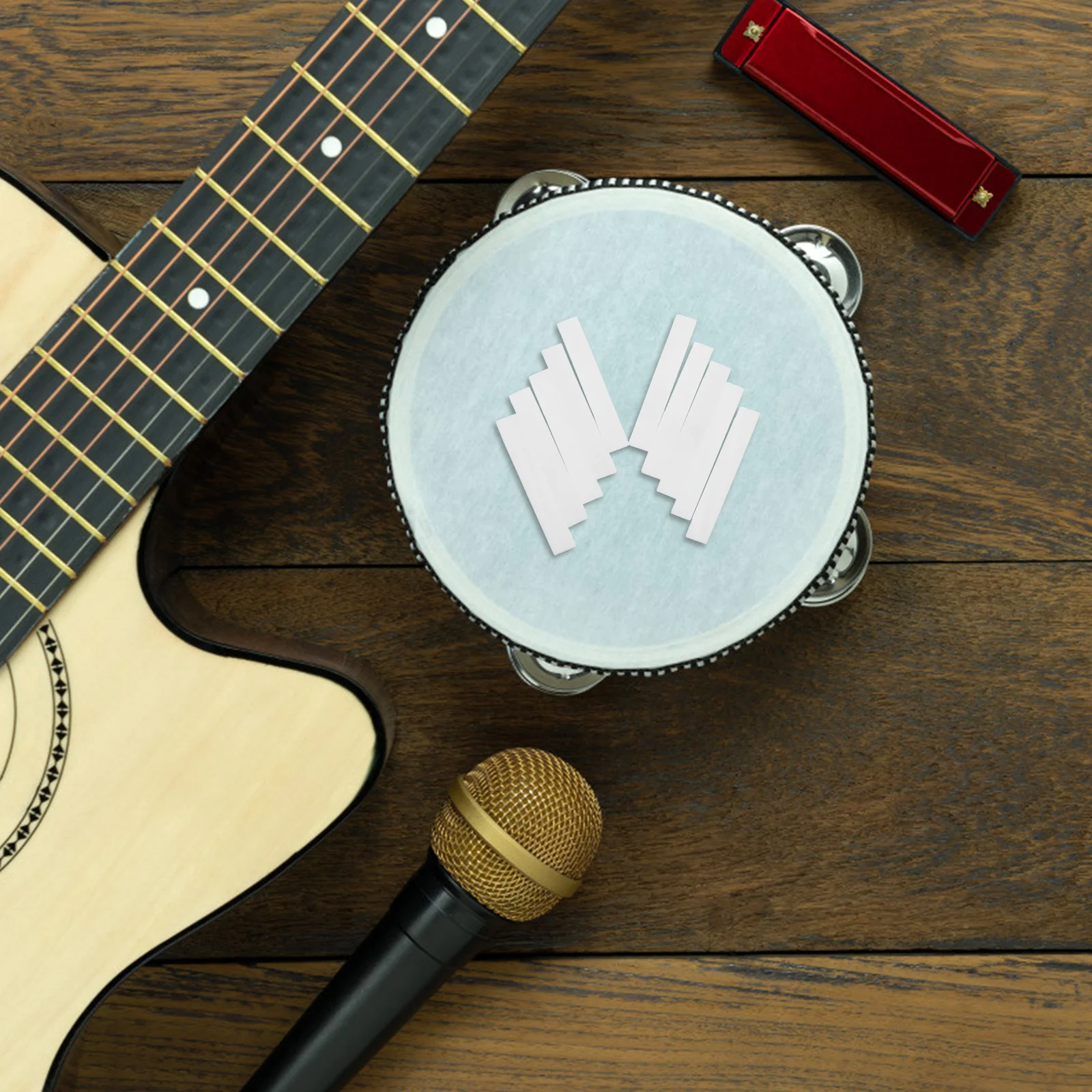 

10Pcs White Shell Block Flat Guitar Inlay Material 2mm Thick for Vintage Guitar Luthier Work White Shell Block