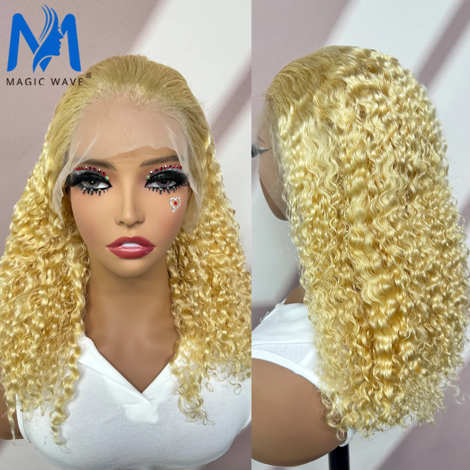 Peruca brasileira onda encaracolada para mulheres negras, peruca de cabelo remy, onda de água, cor marrom chocolate, 250% densidade, 4 #, 100% cabelo humano