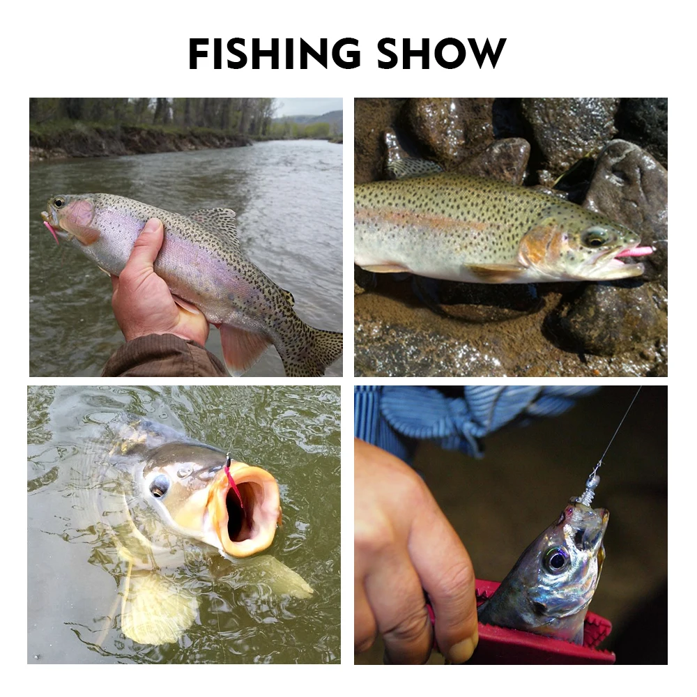Spinpoler Mini Micro Tail Soft Bait Fishing Lure Silicone Worm 4cm Ajing Jerking Swimming Minnow For Bass Ice Rock Fish 100pcs view 6