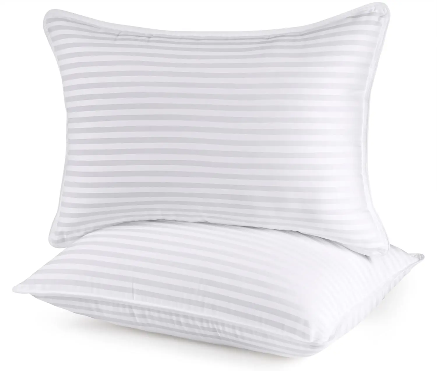 

Bed pillow standard size (white), set of 6, hotel quality, suitable for supine, prone or side lying