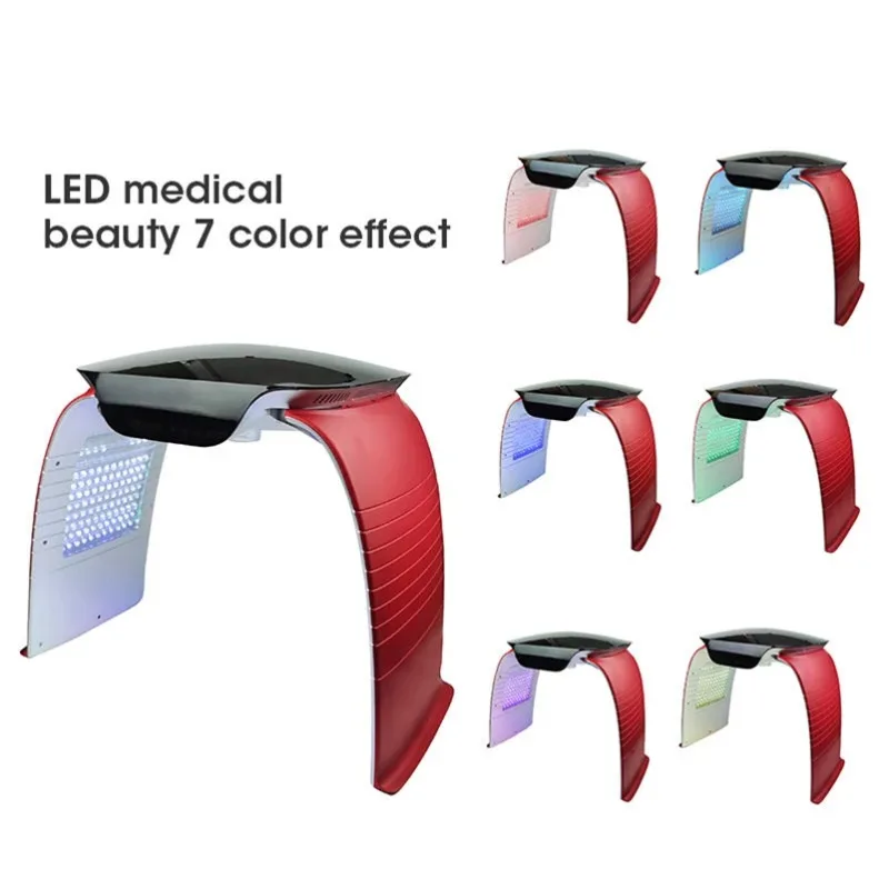 Skin Care Products Private Logo 7 Color Lamp Nano Steamer Pads Belt PDT Face Mask Beauty Red Light Therapy Led Face Mask