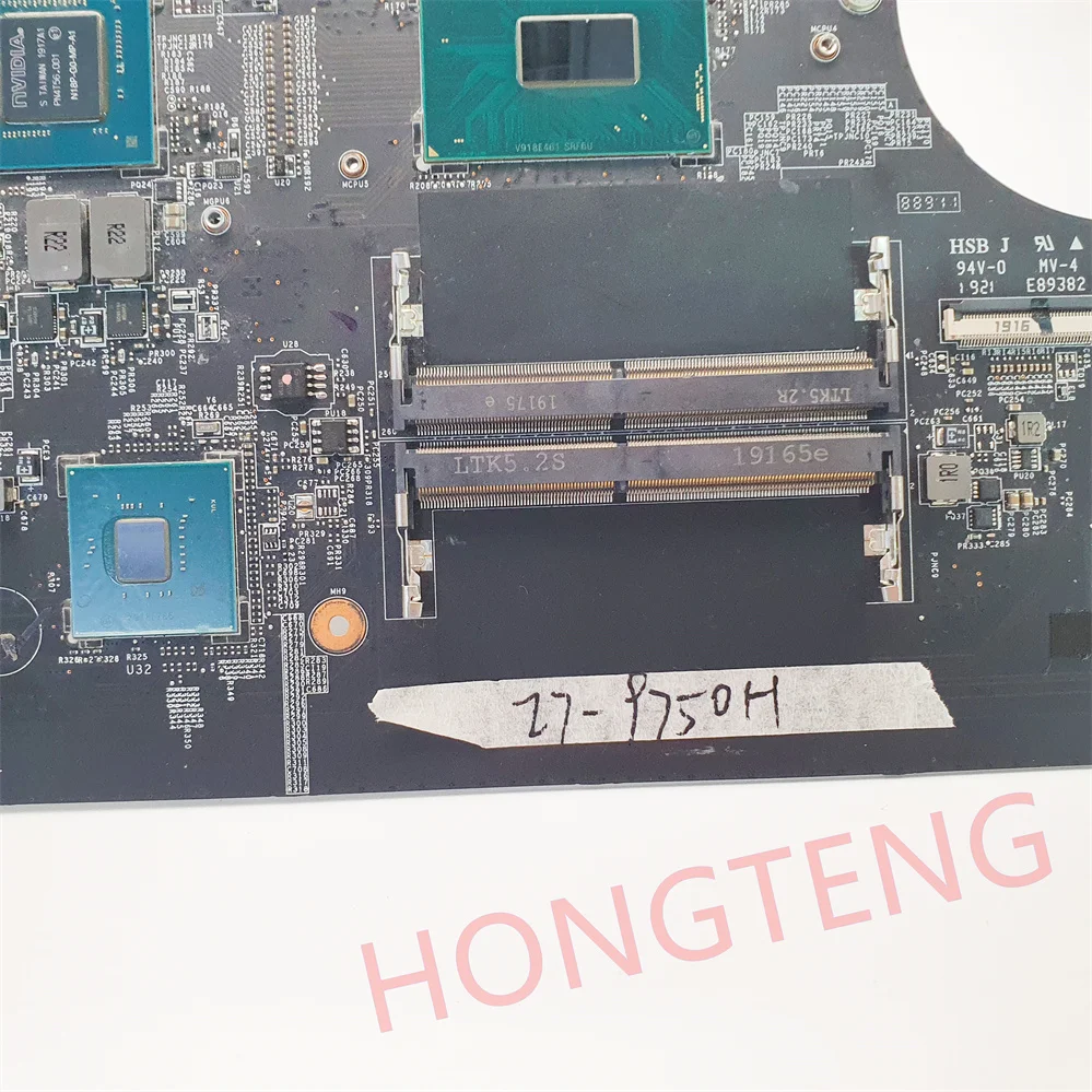 

Оригинальная материнская плата MS-17F21 для MSI MS-17F2 GF75 Thin 9RCX для ноутбука с I5-9300H I7-9750H и GTX1650M TEST OK