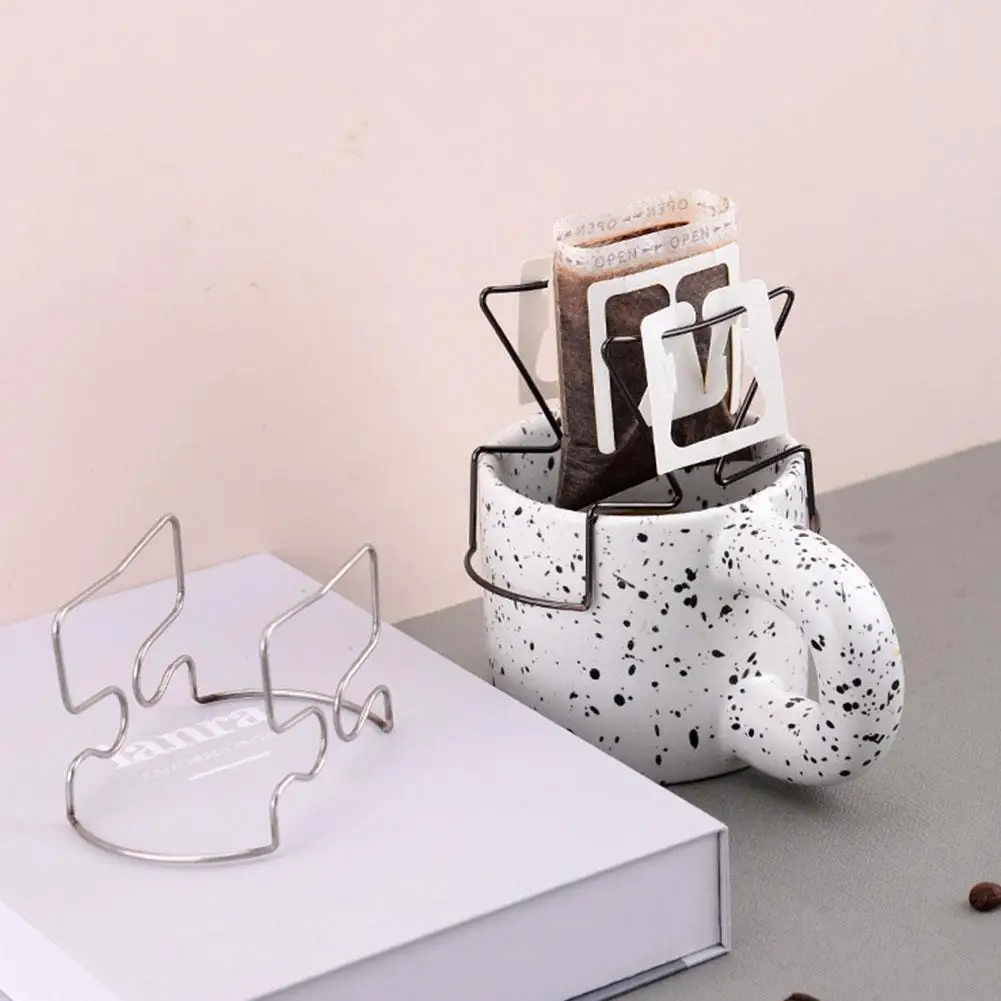

Coffee Drip Filter Bag Holder Reusable 304 Stainless Steel Japanese Filter Bag Holder Coffee Cup Drip Filter Paper Bag Holder