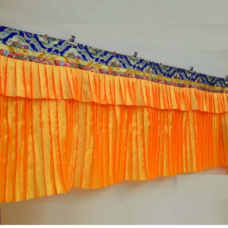 200CM long Wholesale Buddhism Tibet Nepal family Temple Altar Table circumference Enclosing niche curtain Tapestry draperies