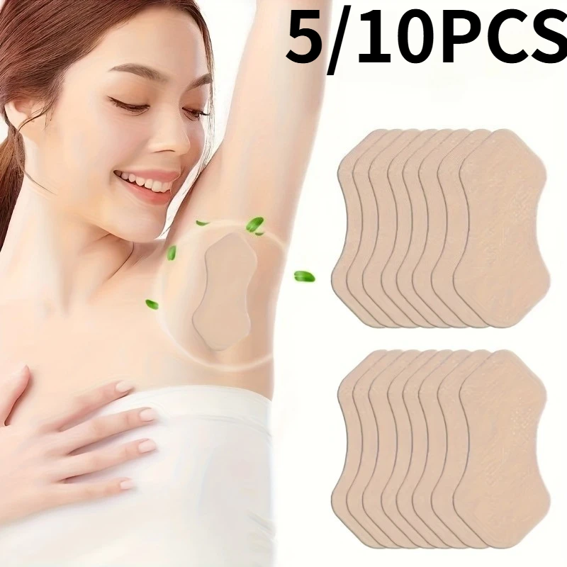 

5/10PCS Underarm Sweat Pads with Non- Fabric Wing Shape, for Underarm Sweat Absorption, Commu,Sports，Invisible Breathable Multi