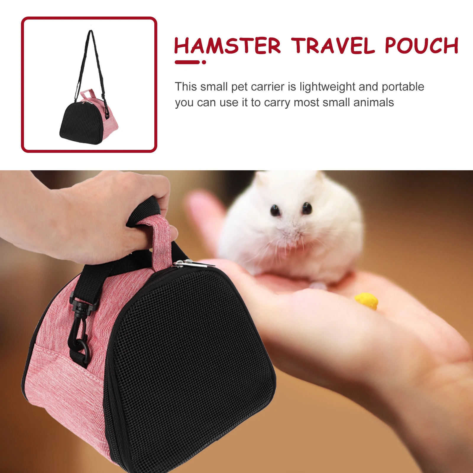 

Backpack Pet Bag Travel Bags Small Animal Carrier Oxford Cloth Portable Hamster Holder