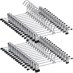 5/10pcs Stainless Steel Trouser Clip 28cm 2Colors Available Household Metal Pants Hanger Trouser Rack Pants Clip Cloths Hanger