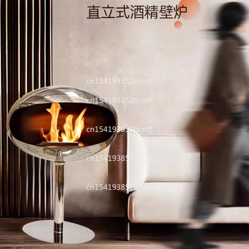 Fireplace Real Fire Villa Homestay Decoration Home Living Room Heating Heater Modern Designer Ornament