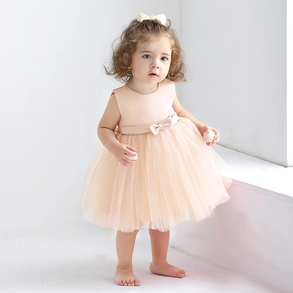 

Детское платье HETISO из кружева для девочек, на свадьбу, день рождения, вечеринку, бальное платье, летнее, для малышек 1-2 лет