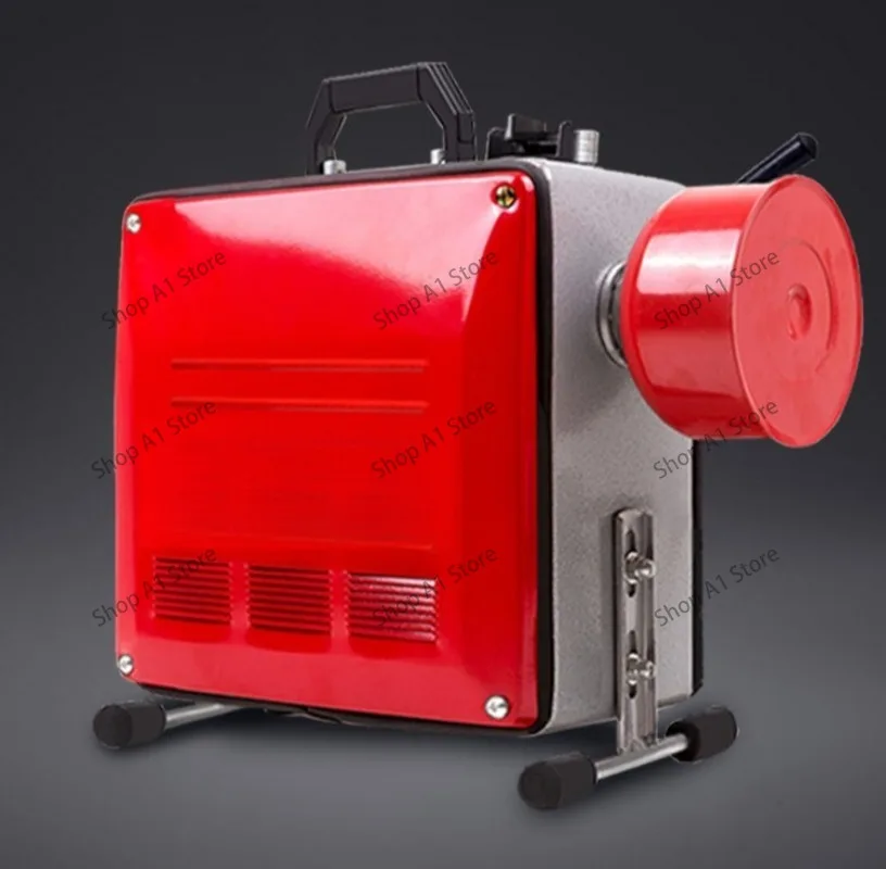 High Power GQ-150 Electric Pipe Dredge Machine Spring length 23.5M Professional Sewer Tool Automatic Toilet Floor Drain Dredge