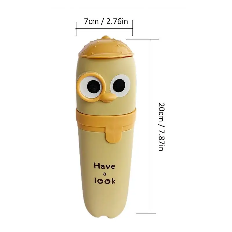 New Cute Cartoon Toothbrush Case Bathroom Toothbrush Cover Portable Anti-dirty Toothbrushes Box For Traveling Business Trip