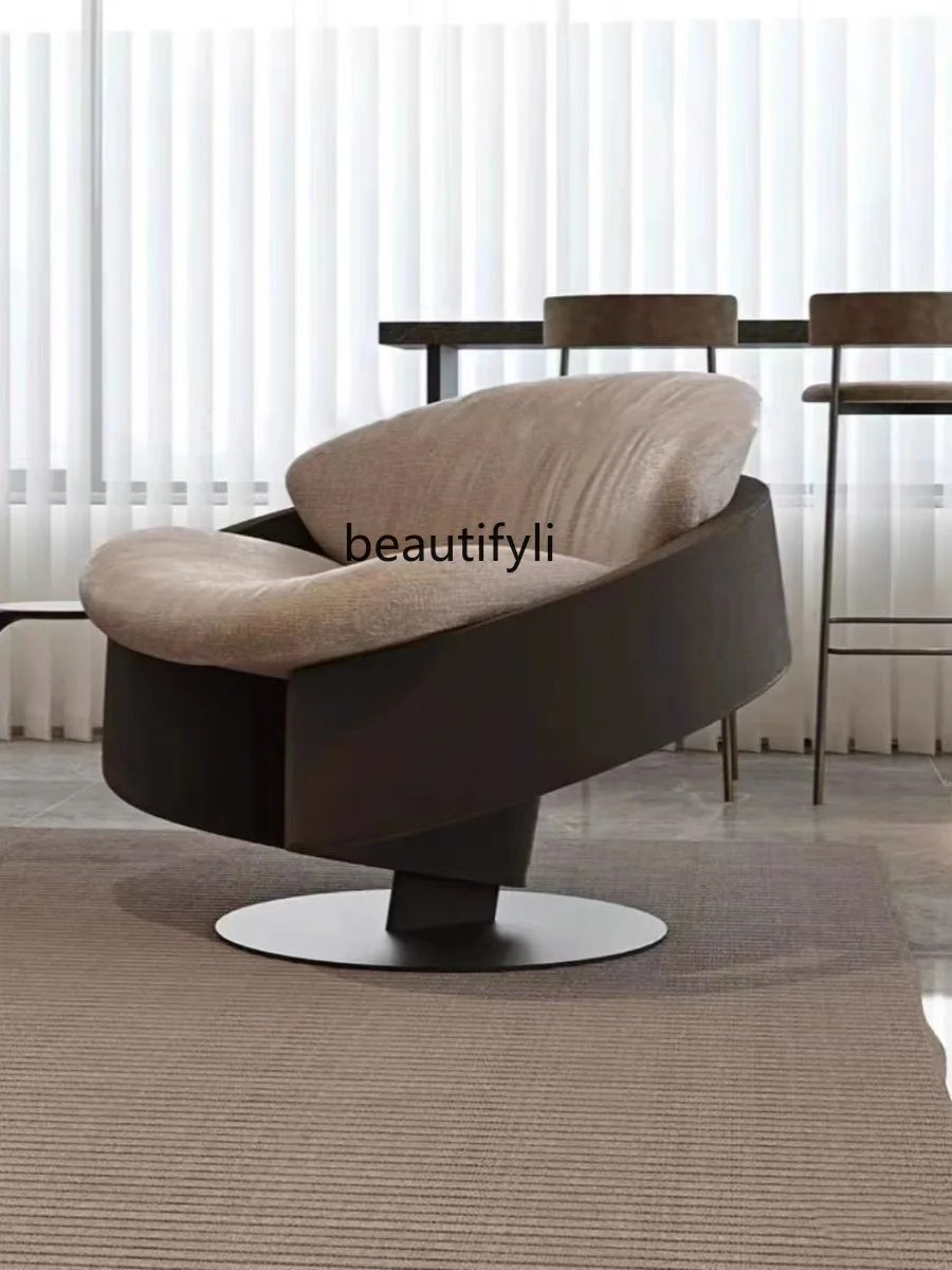 Nordic Creative Designer Art Modeling Stitching Light Luxury Model Room Single Leisure Couch