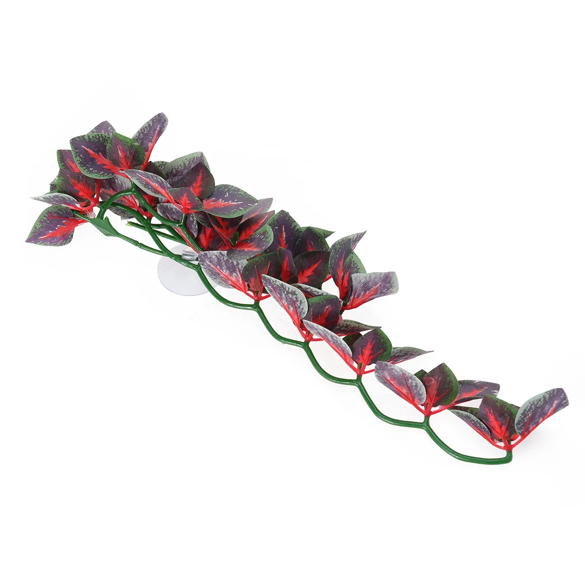 

40x10x1cm Red Plastic Plants Aquarium Decorations Realistic Fish Tank Ornaments Lifelike Aquatic Landscape Visual Appeal