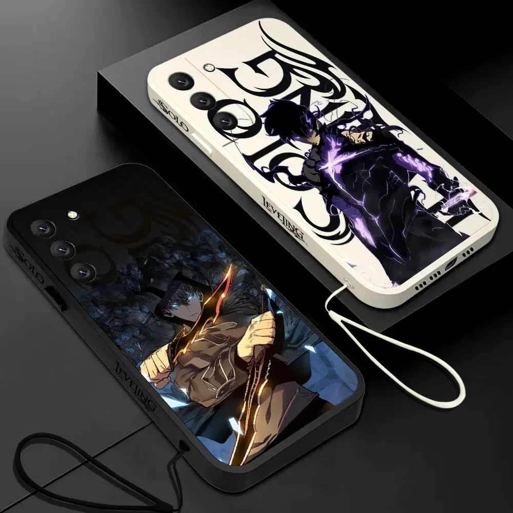 Anime Solo Leveling Case For Samsung A54 A34 A73 A53 A33 A23 A14 A13 A03S A04 A04S A04E A72 A52 A52S A32 A22 A12 A71 A51 4G 5G