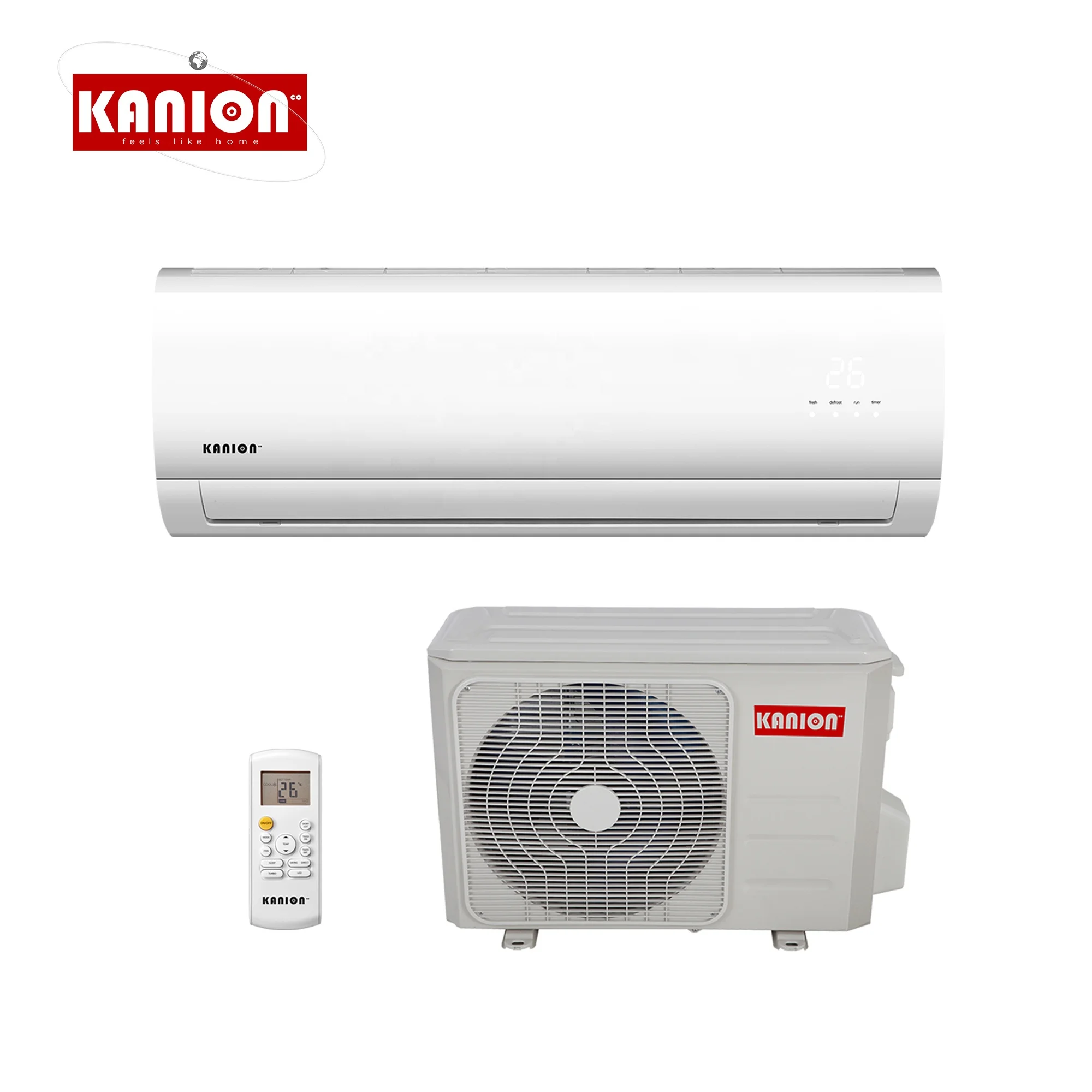 Aire Acondicionado Split De Pared Frio Solo 9000BTU-36000BTU 60Hz Mini Split Unidad AC Split Aire acondicionados Central América