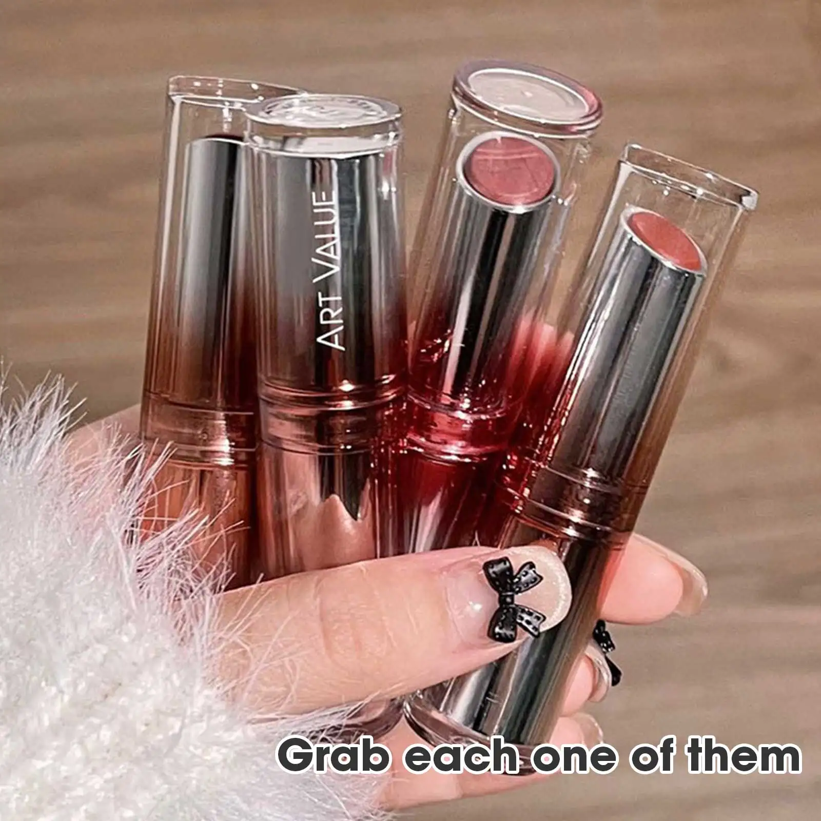 1PC Matte Nude Lipstick Waterproof Long Lasting Non-stick Cup Sexy Red Pink Velvet Lipsticks Women Makeup Cosmetic