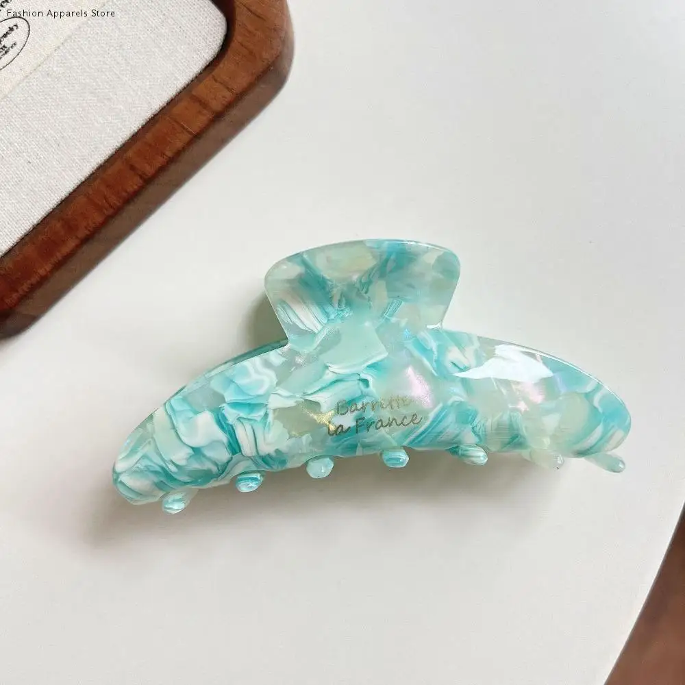 

Fresh Acetate Hair Claw Acetic Acid Hair Clip Irregular Pattern Shark Clip Headwear Shark Clip Flower Hair Claw Streetwear