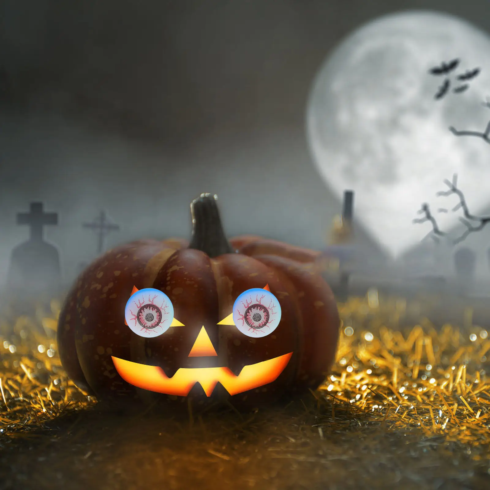 

10Pcs Scary Bouncy Eyeballs Halloween Bulk Set Perfect for Party Favors Decorations Costume Party Trick Treat Bags Supplies