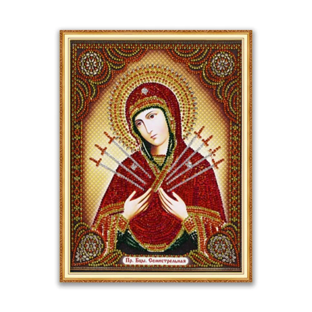 Region Orthodox Icon DIY Embroidery 11CT Cross Stitch Kits Needlework Craft Set Printed Canvas Cotton Home Decoration Wholesale